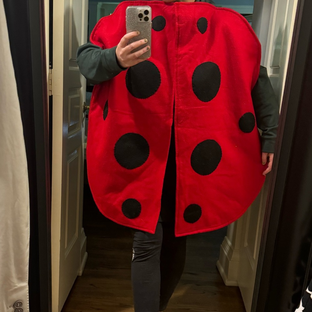 Custom LADYBUG Halloween dress Costume S M L Red 🐞 fairy forest bug hand made